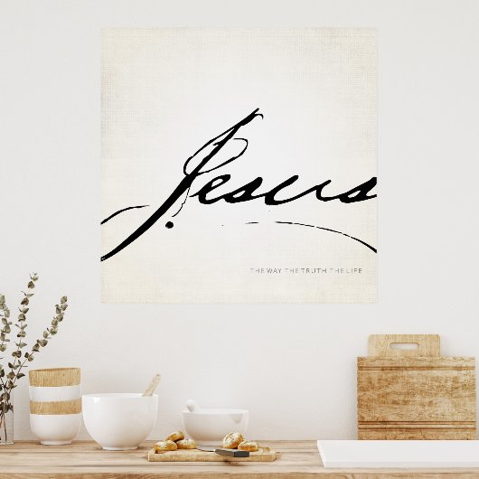 Poster Jésus (Cuisine)