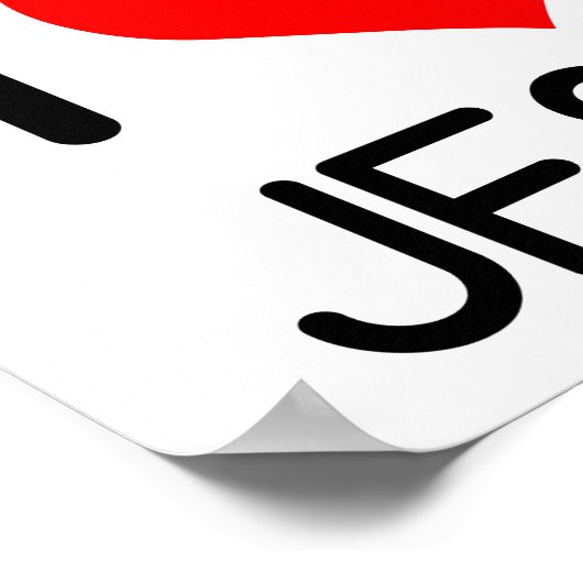 POSTER JÉSUS (Coin)