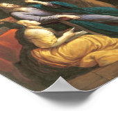 Poster Jésus à la Maison de Martha et Marie (Coin)