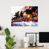 Poster Jésus à l'âne, dimanche des Palmiers (Bureau à domicile)