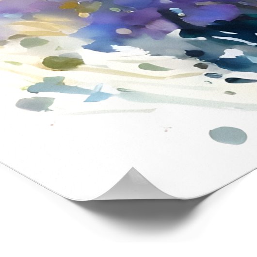 Poster Jésus Accroche Une Fille Dans Le Jardin Fleuri (Coin)