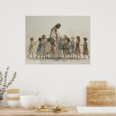 Poster Jésus accueille les enfants (Cuisine)