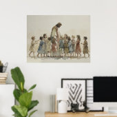 Poster Jésus accueille les enfants (Bureau à domicile)