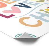 Poster Jésus Aime Les Petits Enfants Christian Pos (Coin)