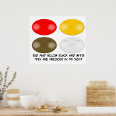 Poster Jésus aime les petits enfants du monde (Cuisine)