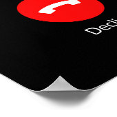 Poster Jésus Appelle - Chrétien (Coin)