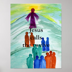 Poster Jésus Appelle Les Douze