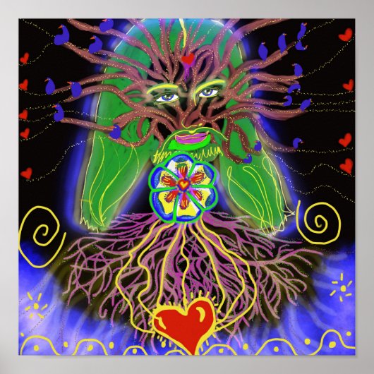 Poster Jésus, arbre de vie (Devant)