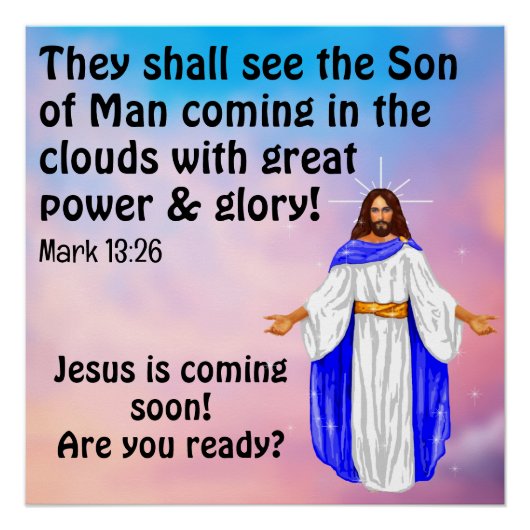 Poster Jésus arrive ! (Devant)
