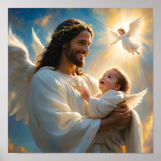 Poster Jésus art (Devant)