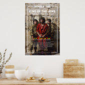 Poster Jésus au mur de l'Ouest (Cuisine)
