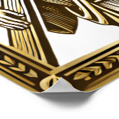 Poster Jésus avec Croix d'or de la Rédemption (Coin)