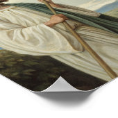 Poster Jésus avec le drapeau de la fierté (Coin)