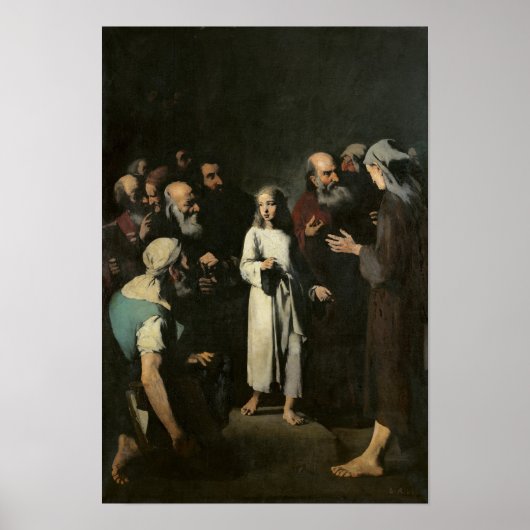 Poster Jésus avec les médecins (Devant)