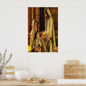 Poster Jésus bénit une mère et un enfant (Cuisine)