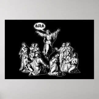 Poster Jesus BRB lol