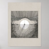 Poster Jesus Calms Storm, DIGITAL PRINT!!, Hush Be Still, (Devant)