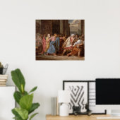 Poster Jésus chassant les marchands du temple (Bureau à domicile)