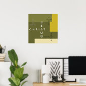 Poster Jésus Christ (Bureau à domicile)