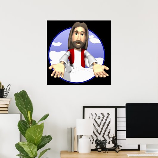 Poster Jésus Christ (Bureau à domicile)