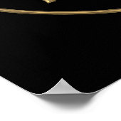 Poster Jésus Christ "3D" doré : Conquêtes (Coin)