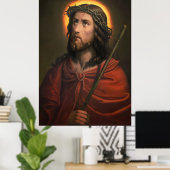 Poster Jésus-Christ avec la Couronne d'épines (Bureau à domicile)