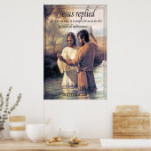 Poster Jésus Christ Baptême image un (Cuisine)