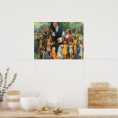 Poster Jésus-Christ Bénédiction des enfants, Religion Vin (Cuisine)