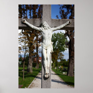 Poster Jésus Christ crucifié