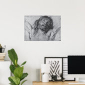 Poster Jésus Christ dessinateur Anthony van Dyck (Bureau à domicile)