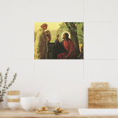 Poster Jésus Christ et le Bon Samaritain dans le Puits (Cuisine)