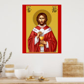 Poster Jésus-Christ fils de Dieu Porte-clés (Cuisine)