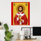Poster Jésus-Christ fils de Dieu Porte-clés (Bureau à domicile)
