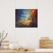 Poster Jésus Christ Je suis (Cuisine)