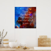 Poster Jésus Christ Je suis (Cuisine)