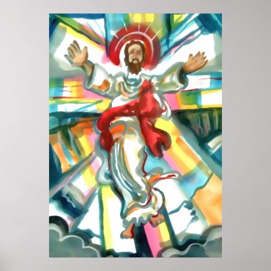 Poster Jésus Christ, l'Ascension (Devant)