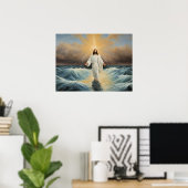 Poster Jésus-Christ marchant sur l'eau (Bureau à domicile)