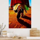 Poster Jésus-Christ me portant dans ses bras (Cuisine)