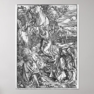 Poster Jesus Christ on the Mount of Olives