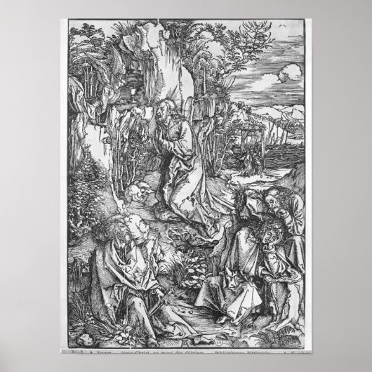 Poster Jesus Christ on the Mount of Olives (Devant)