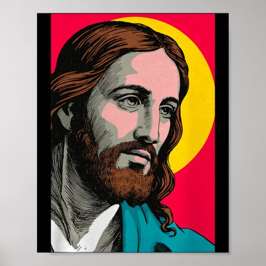 Poster Jesus Christ P Art Religious Easter & Christma (Devant)