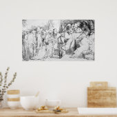 Poster Jésus Christ parmi les médecins (Cuisine)