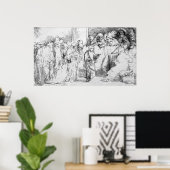 Poster Jésus Christ parmi les médecins (Bureau à domicile)