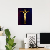Poster Jesus Christ Passion Crucifixion Crucifix Cross  (Bureau à domicile)