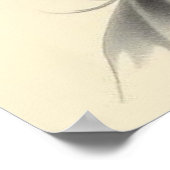 Poster Jesus Christ - Portrait artisanal de charbon de bo (Coin)