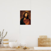 Poster Jesus Christ, Portrait de Heinrich Hofmann (Cuisine)
