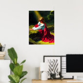 Poster Jésus Christ prier dans le jardin de Gethsémani (Bureau à domicile)