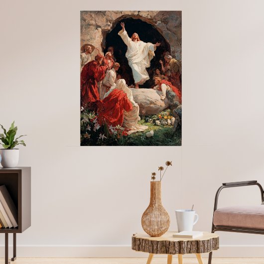 Poster Jésus-Christ ressuscitant du tombeau, (Salon 3)