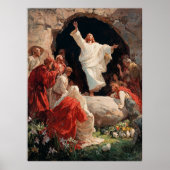 Poster Jésus-Christ ressuscitant du tombeau, (Devant)