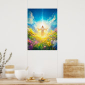 Poster Jésus Christ Résurrection de Pâques (Cuisine)